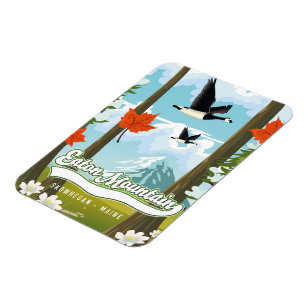Eaton Mountain Skowhegan, Maine Magnet