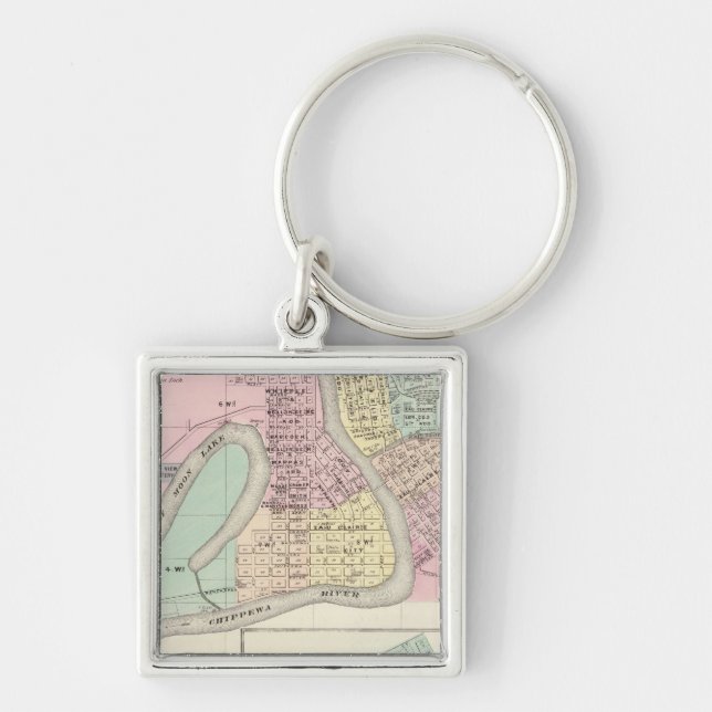 Eau Claire and Medford Key Ring (Front)