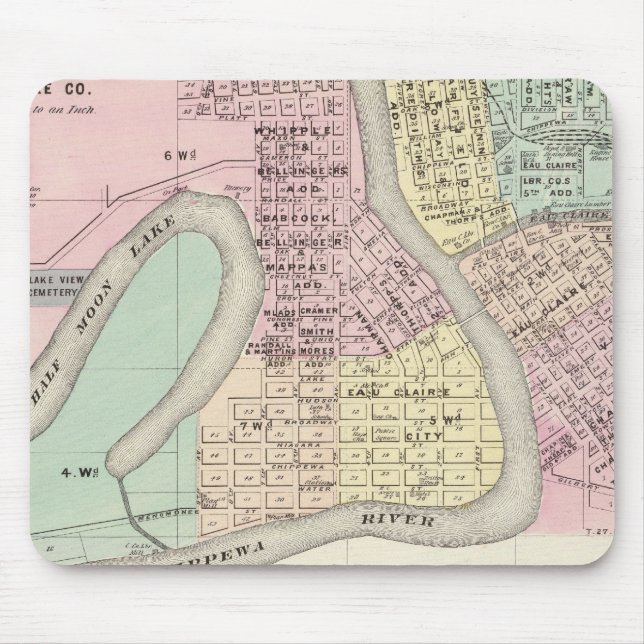 Eau Claire and Medford Mouse Pad (Front)