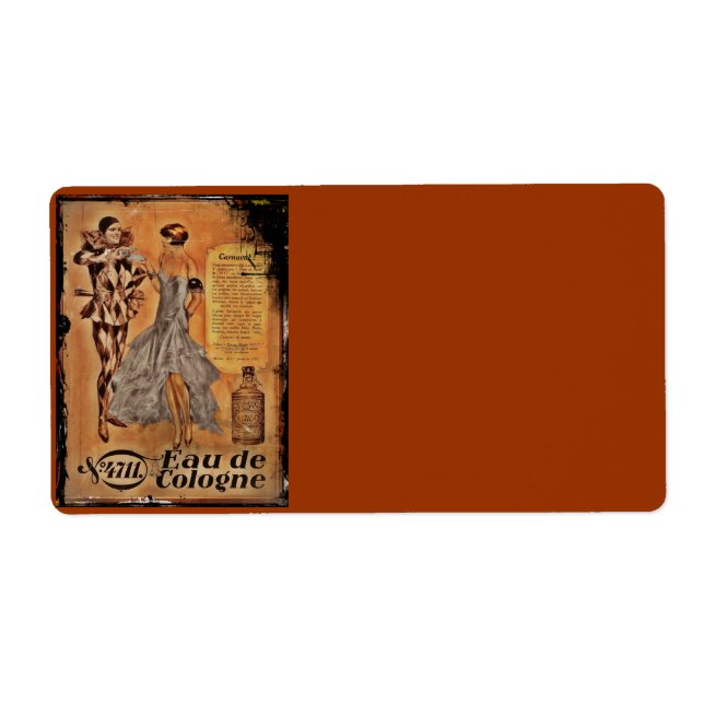 Eau de Cologne Harlequin and Flapper (Front)