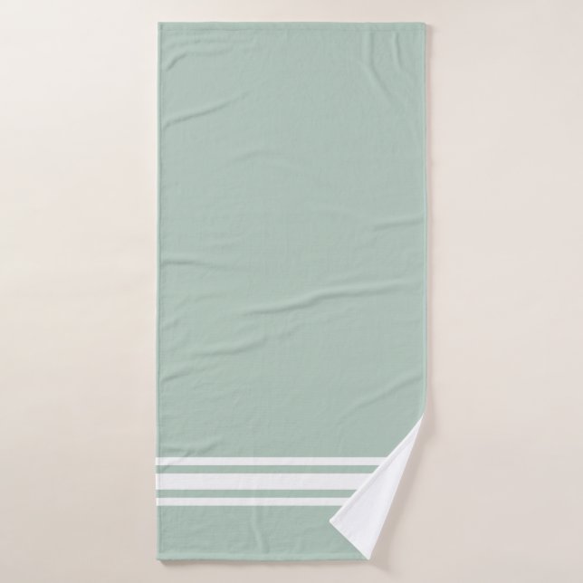 Eau de Nil Bath Decor Bath Towel (Bath Towel)