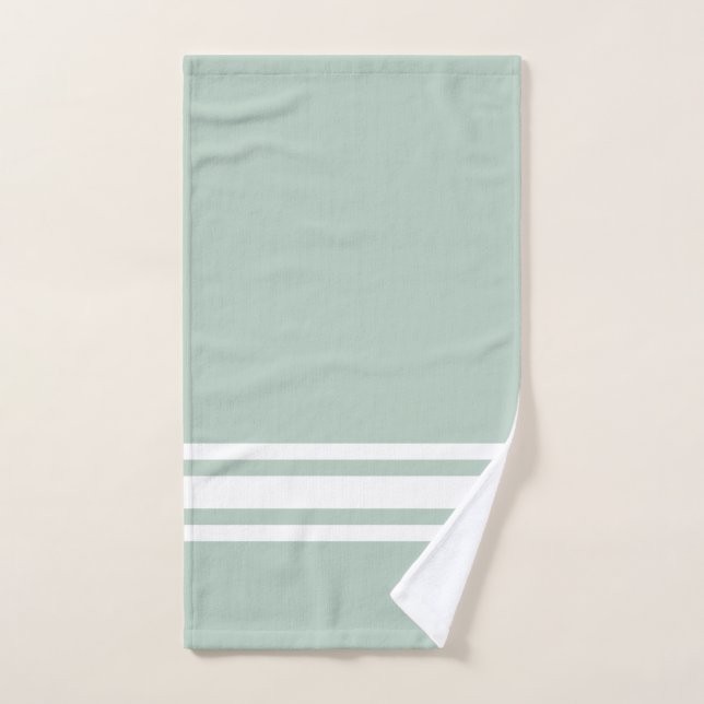 Eau de Nil Bath Decor Hand Towel (Hand Towel)