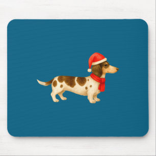 Ebald Christmas Dachshund E Funny Doxie Dog Mom Mouse Pad