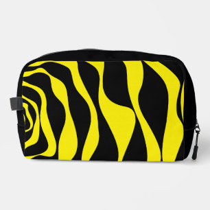 Ebb and Flow 4 in Black and Yellow Dopp Kit
