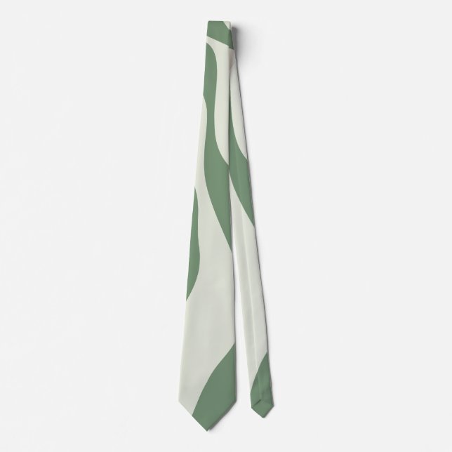 Ebb and Flow 4 in Green  Tie (Front)