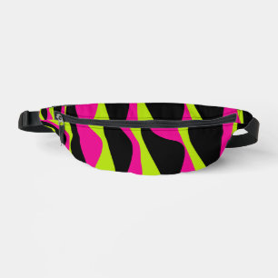 Ebb and Flow 4 in Lime Green, Hot Pink and Black Bum Bags
