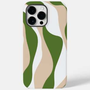 Ebb and Flow 4 - White, Sand and Palm Green Case-Mate iPhone 14 Pro Max Case