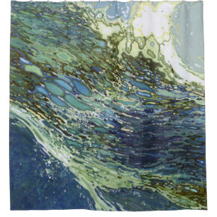 Ebb & Flow Nautical Waves Shower Curtain Juul