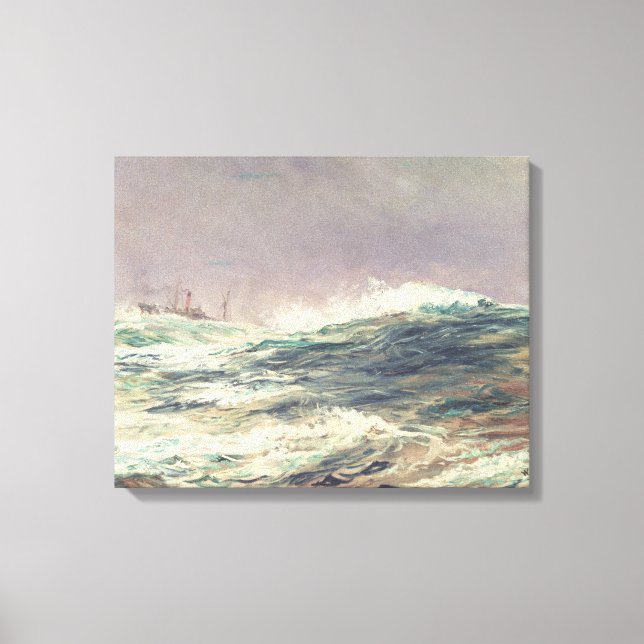 Ebb Tide, Long Reach, 1881 Canvas Print (Front)