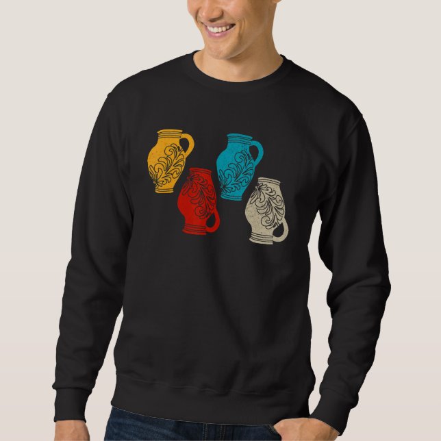 Ebbelwoi Retro Cider Apples Bebel Sweatshirt (Front)