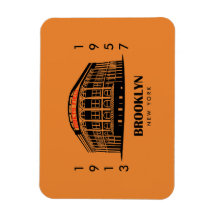 'Ebbets Field' 3x4 magnet