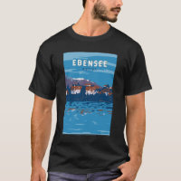 Ebensee Austria Travel Art Vintage
