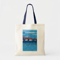 Ebensee Austria Travel Art Vintage
