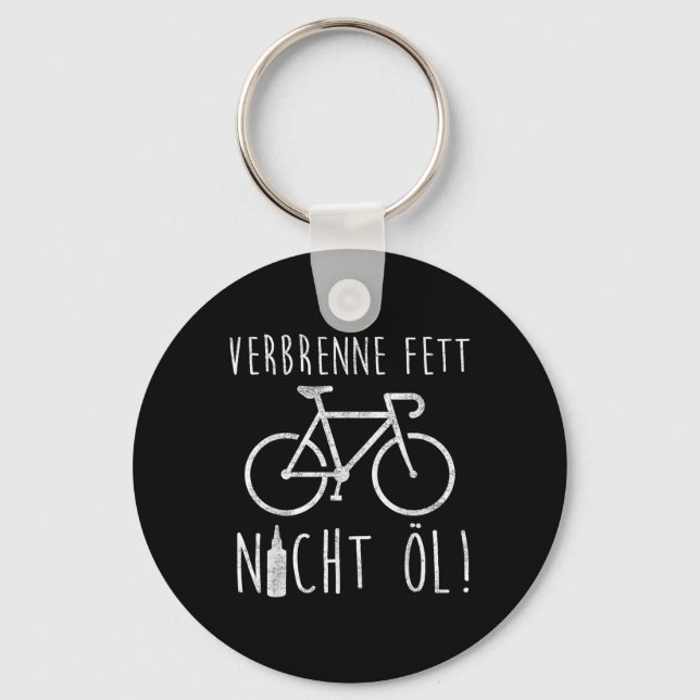 Ebike Cyclist Bicycle Commuter Environmental Prote Key Ring (Front)