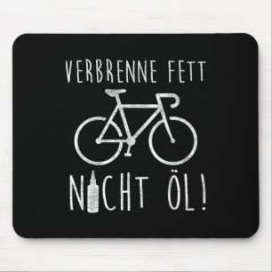 Ebike Cyclist Bicycle Commuter Environmental Prote Mouse Pad