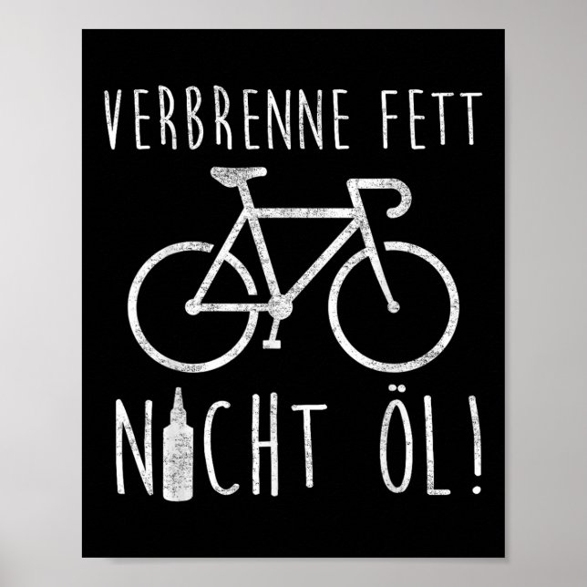 Ebike Cyclist Bicycle Commuter Environmental Prote Poster (Front)