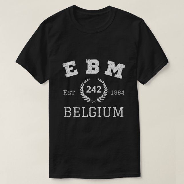 EBM 242 Belgium Logo Essential T-Shirt (Design Front)