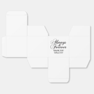 Ebony Always & Forever Wedding Favour Boxes