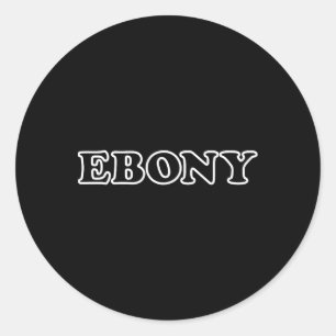 Ebony And Ivory Costume For Couples Halloween Adul Classic Round Sticker