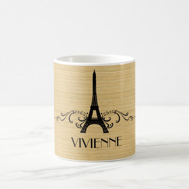 Ebony French Flourish Mug (Center)