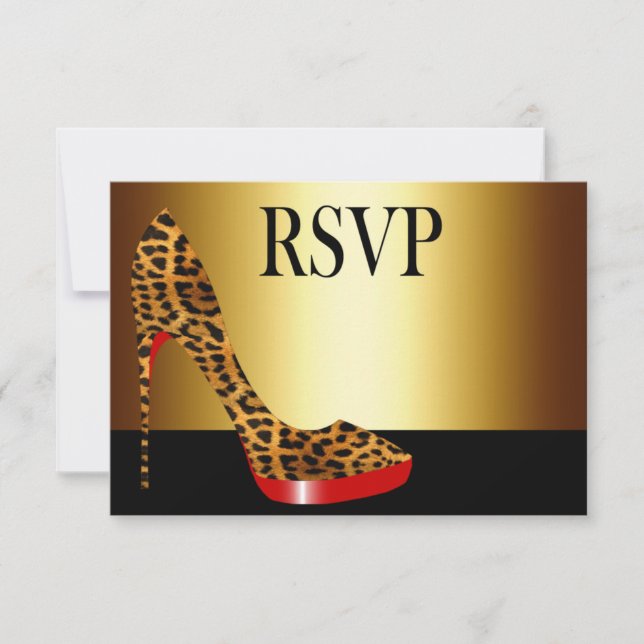 Ebony Leopard Stiletto Stripes RSVP (Front)