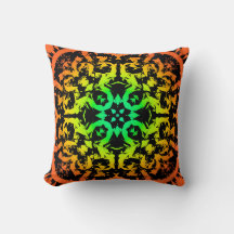 Ebony Lime Modern African Black & Green Geometric