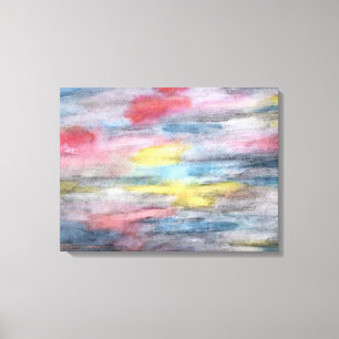 Ebony Rainbow" Canvas Art