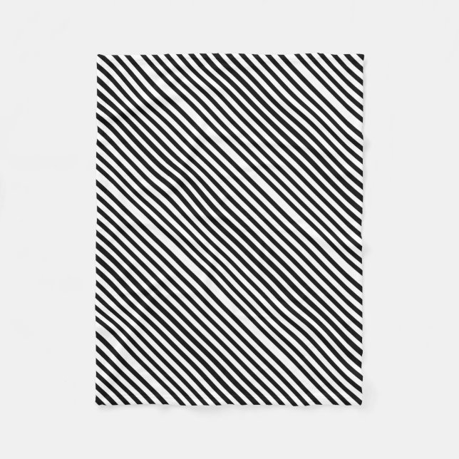 Ebony Snow Fleece Blanket (Front)