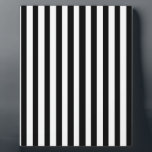 Ebony Snow Plaque<br><div class="desc">Ebony Snow is a simple design of black and white stripes that suits all occasions and items. This image is available on a variety of other products,  just click the link below the photo near 'About this Design'.</div>