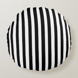 Ebony Snow Round Cushion