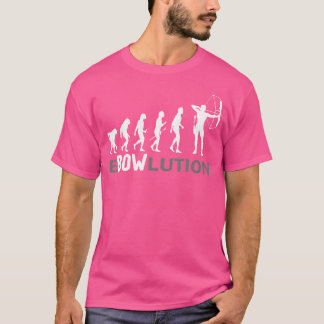 Ebowlution Evolution Archer Archery Archery T-Shirt