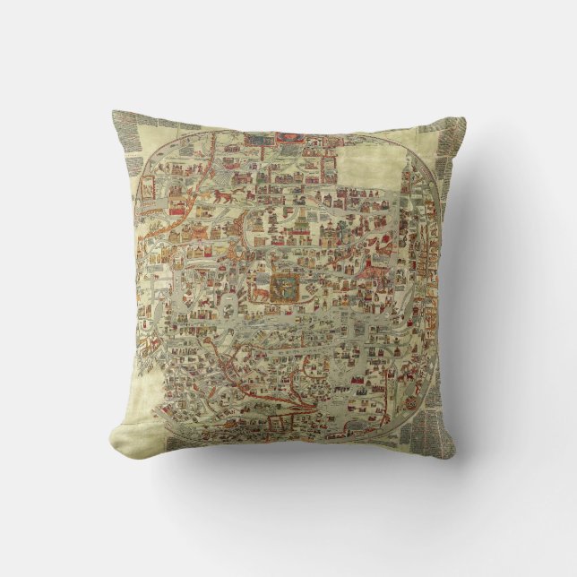 Ebstorf Map Pillow (Front)