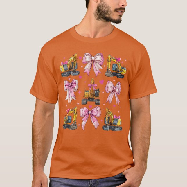 Ecavator Operator Constru T-Shirt (Front)
