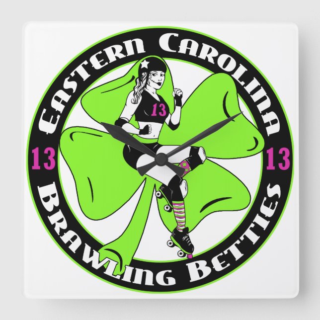 ECBB square clock (Front)