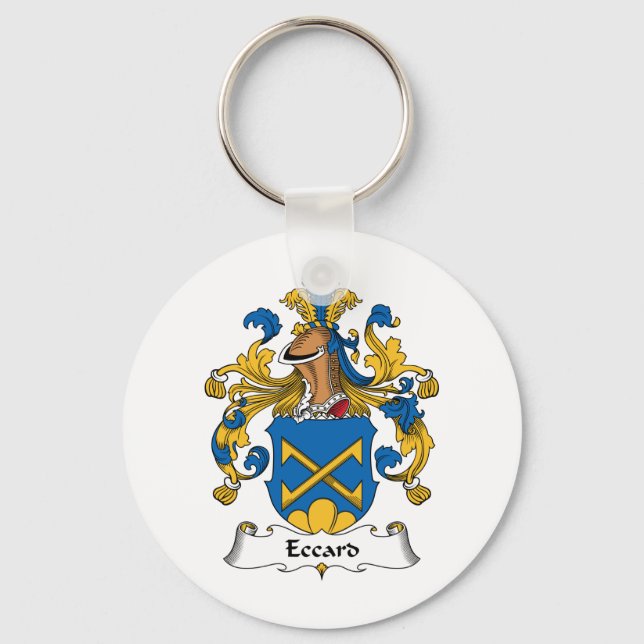 Eccard Family Crest Key Ring (Front)