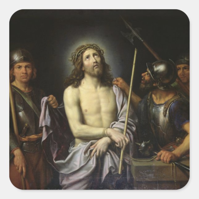 Ecce Homo Square Sticker (Front)