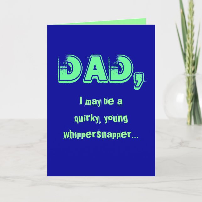Eccentric Dad Card (Front)