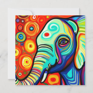 Eccentric Elephant Holiday Card
