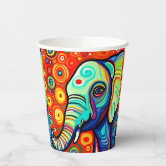 Eccentric Elephant Paper Cups