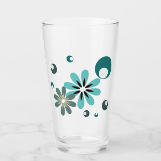 Eccentric Green Retro Inspired  Glass