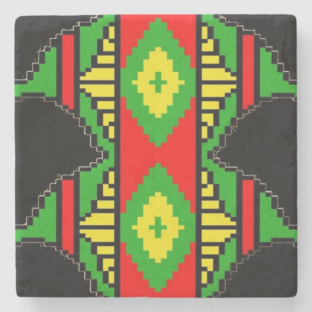 Eccentric Vibe  Stone Coaster (Front)