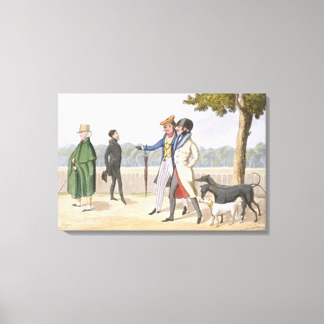 Eccentricity, plate 11 from 'The Necessary Qualifi Canvas Print (Front)