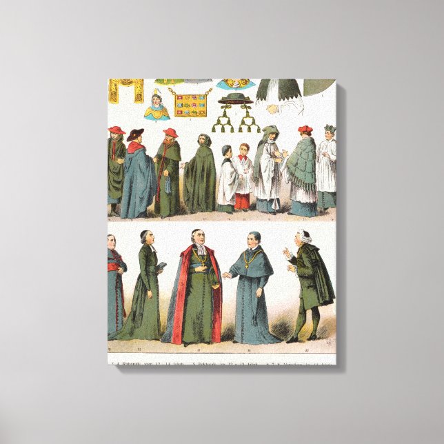 Ecclesiastical Dress Canvas Print (Front)