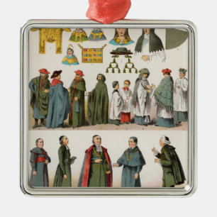Ecclesiastical Dress Metal Tree Decoration