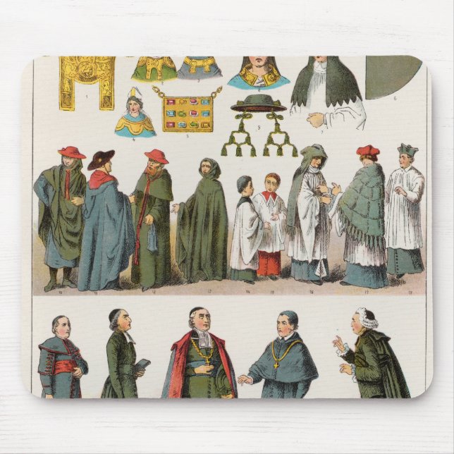 Ecclesiastical Dress Mouse Pad (Front)