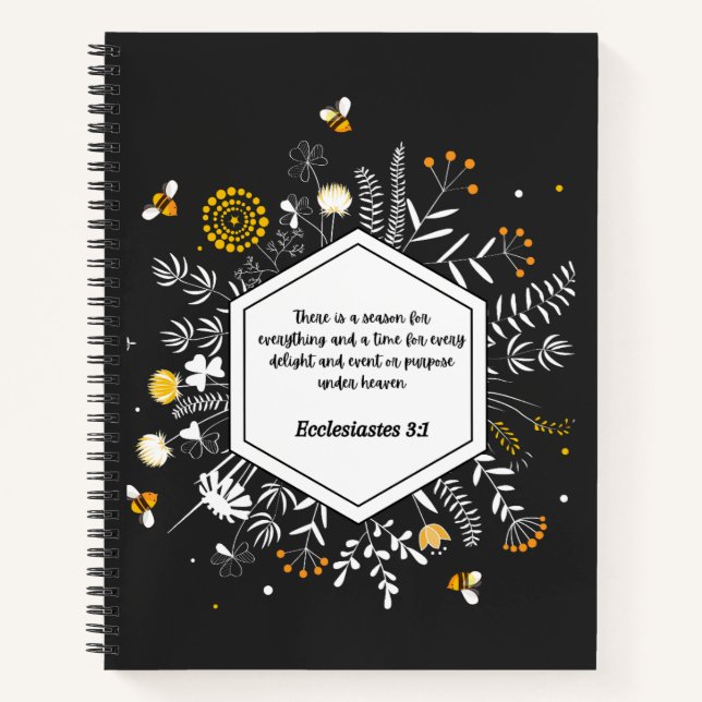 Ecclesiates 3:1 notebook (Front)
