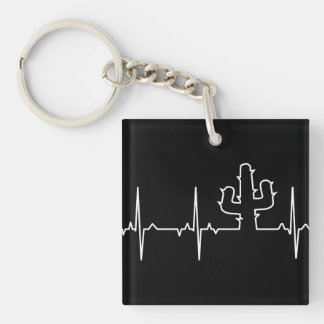 ECG Cactus Light Key Ring