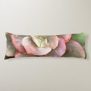Echeveria Cactus Succulent Acrylic Painting Body Cushion
