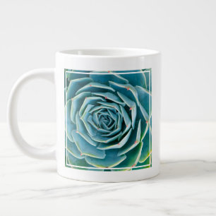 Echeveria Rosette, Secret Garden of Marrakech Large Coffee Mug