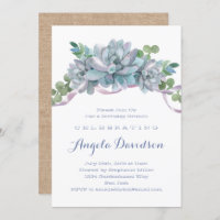 Echeveria Succulent Birthday Brunch Party